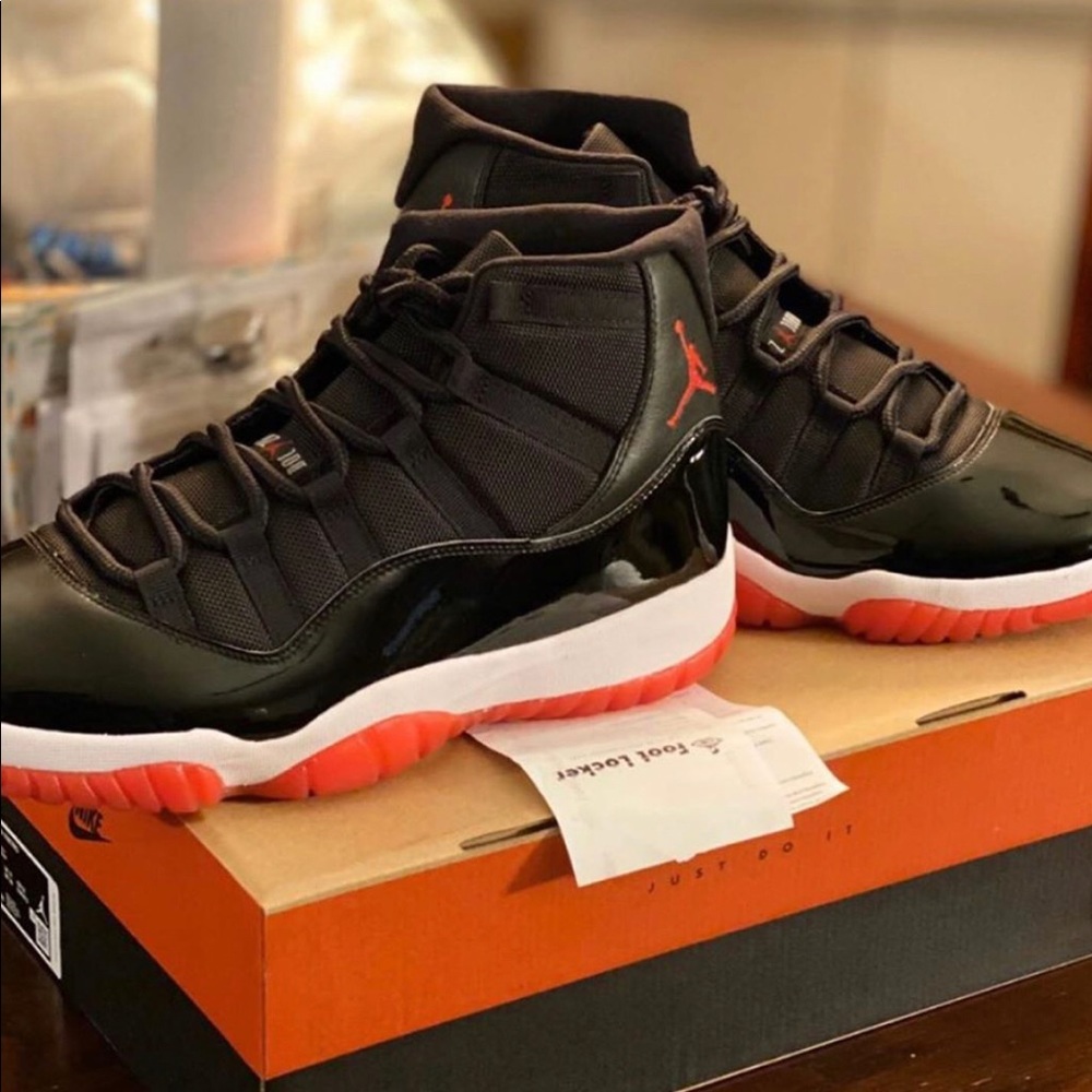 Nike Air Jordan 11 Retro 'Bred'2019 Authentic Mens